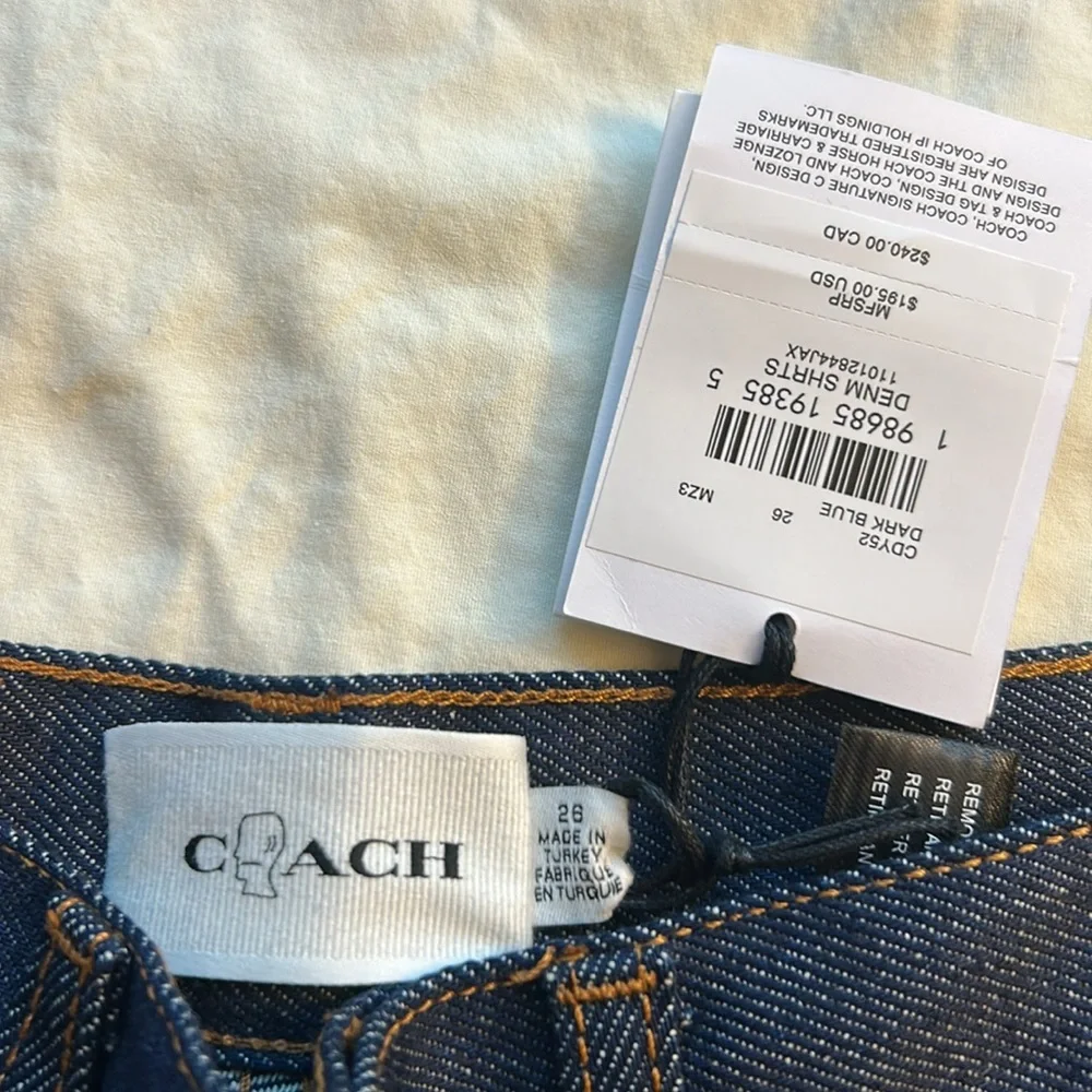 Long denim shorts